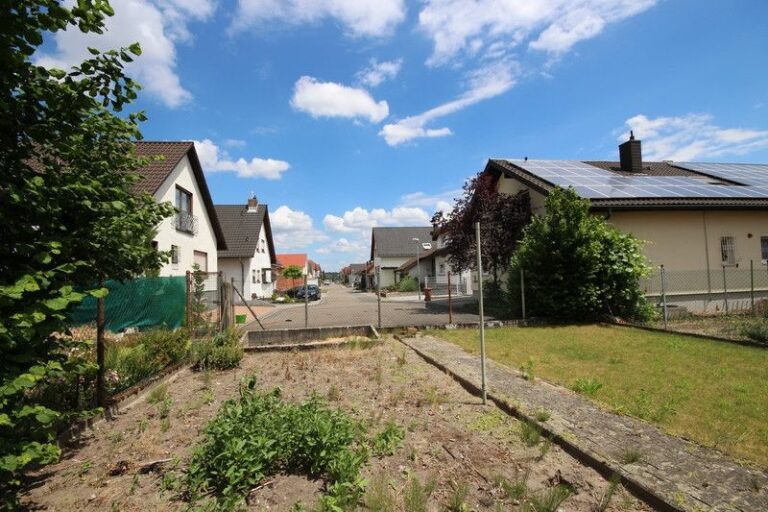 Bauplatz in ruhiger Lage am Ende einer Stichstraße