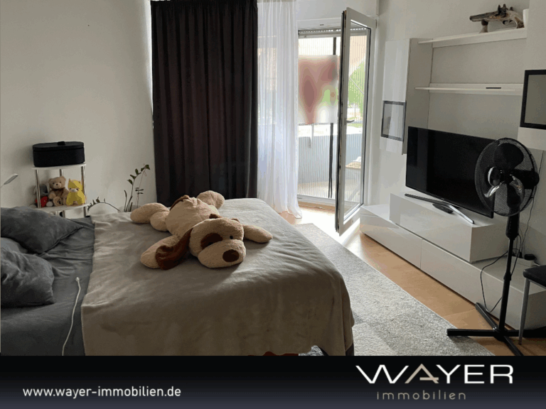 1-Zi.-Wohnung mit Balkon und TG-Stellplatz