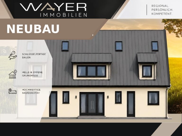 NEUBAU: Moderne 3- Zi.-WHG – AUF INS NEUE ZUHAUSE.